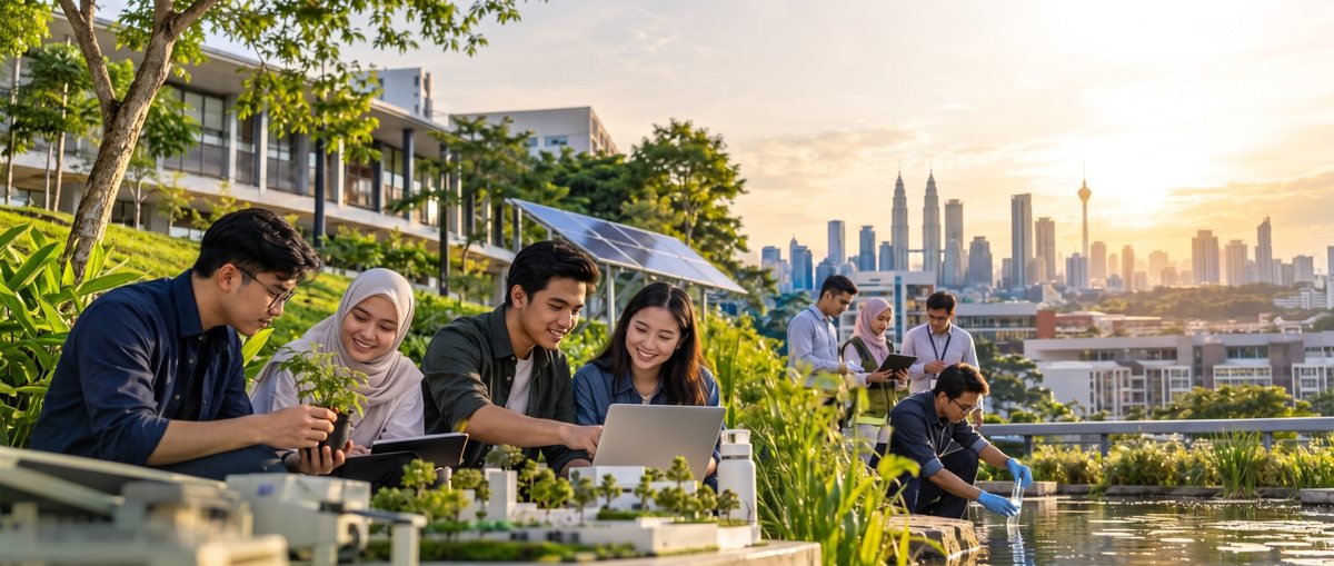 Feature image of the UTM NewsHub article on the Future-Ready Green Talent University